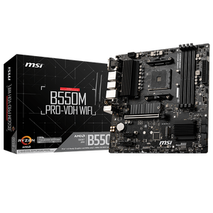 MSI B550M PRO-VDH WIFI AMD AM4 B550 mATX Wi-Fi Motherboard