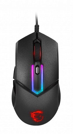 MSI Clutch GM30 RGB USB Wired Gaming Mouse - Black