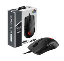 view MSI Clutch GM41 Lightweight RGB Wired Mouse - Black