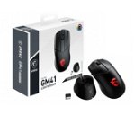 MSI Clutch GM41 Lightweight RGB Wireless Mouse - Black