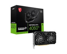 view MSI GeForce RTX 4060Ti VENTUS 2X Black 8GB GDDR6 OC Nvidia Video Card - HDMI, Display Port