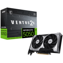 view MSI GeForce RTX 5050 8G VENTUS 2X OC 8GB GDDR6 NVIDIA Graphics Card - DisplayPort, HDMI