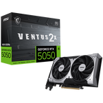 MSI GeForce RTX 5050 8G VENTUS 2X OC 8GB GDDR6 NVIDIA Graphics Card - DisplayPort, HDMI