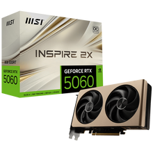 view MSI GeForce RTX 5060 8G INSPIRE 2X OC 8GB GDDR7 NVIDIA Graphics Card - DisplayPort, HDMI