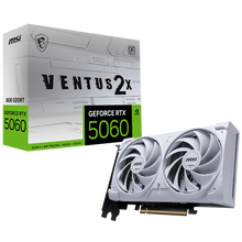 view MSI GeForce RTX 5060 8G Ventus 2X OC White 8GB GDDR7 NVIDIA Graphics Card - DisplayPort, HDMI