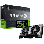 MSI GeForce RTX 5060 Ti 16G VENTUS 2X PLUS 16GB GDDR7 NVIDIA Graphics Card - DisplayPort, HDMI