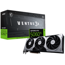 view MSI GeForce RTX 5060 Ti 8G VENTUS 3X OC 8GB GDDR7 NVIDIA Graphics Card - DisplayPort, HDMI