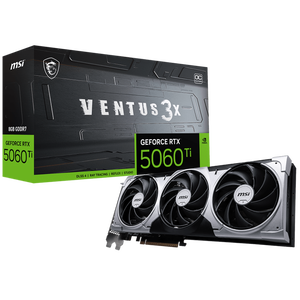 MSI GeForce RTX 5060 Ti 8G VENTUS 3X OC 8GB GDDR7 NVIDIA Graphics Card - DisplayPort, HDMI
