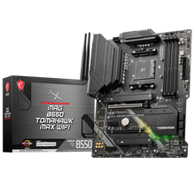 view MSI MAG B550 TOMAHAWK MAX WIFI AM4 ATX Wi-Fi Gaming Motherboard