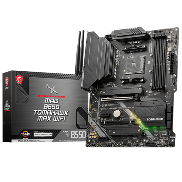 MSI MAG B550 TOMAHAWK MAX WIFI AM4 ATX Wi-Fi Gaming Motherboard