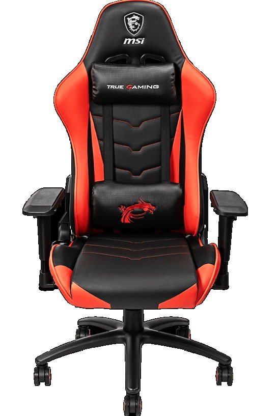 MSI MAG CH120 Leather Gaming Chair - Red