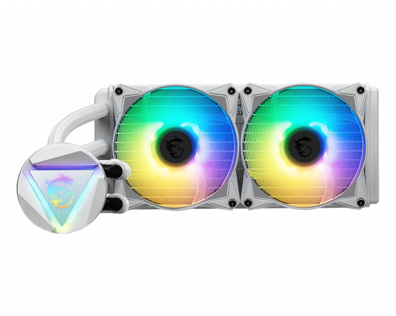 MSI MAG CoreLiquid 240R V2 ARGB Liquid Cooler - White