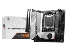 view MSI MPG B650I Edge Wi-Fi AMD AM5 B650 Mini ITX Gaming Motherboard