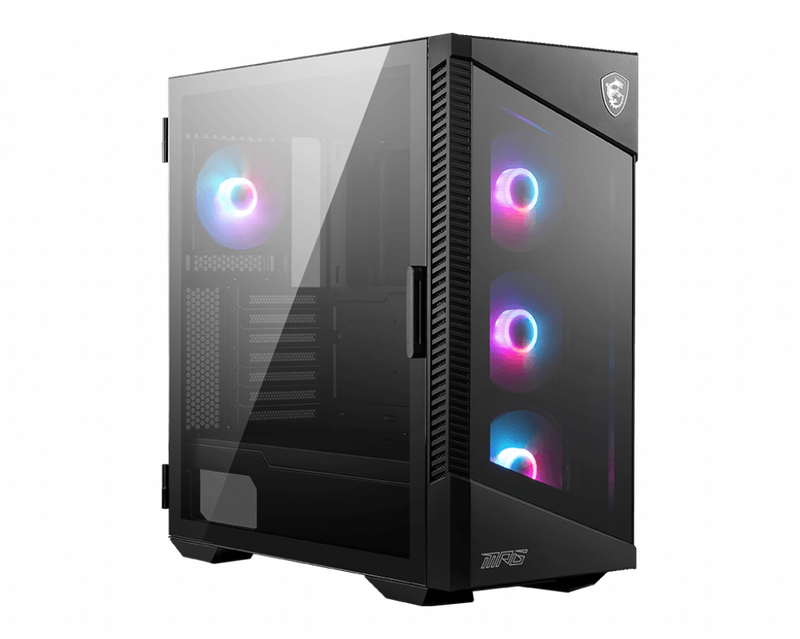 MSI MPG Velox 100R ATX Case with No PSU - Black