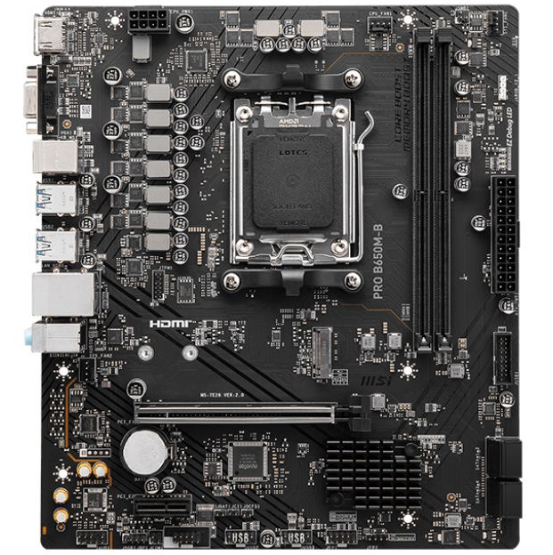 MSI PRO B650M-B AMD AM5 B650 Micro ATX Motherboard