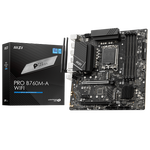 MSI PRO B760M-A WIFI Intel LGA1700 mATX RGB Wi-Fi Motherboard