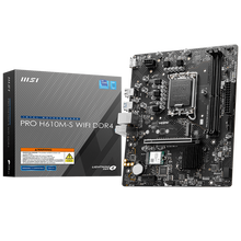 view MSI PRO H610M-S WIFI DDR4 Intel LGA1700 H610 mATX Gaming Wi-Fi Motherboard