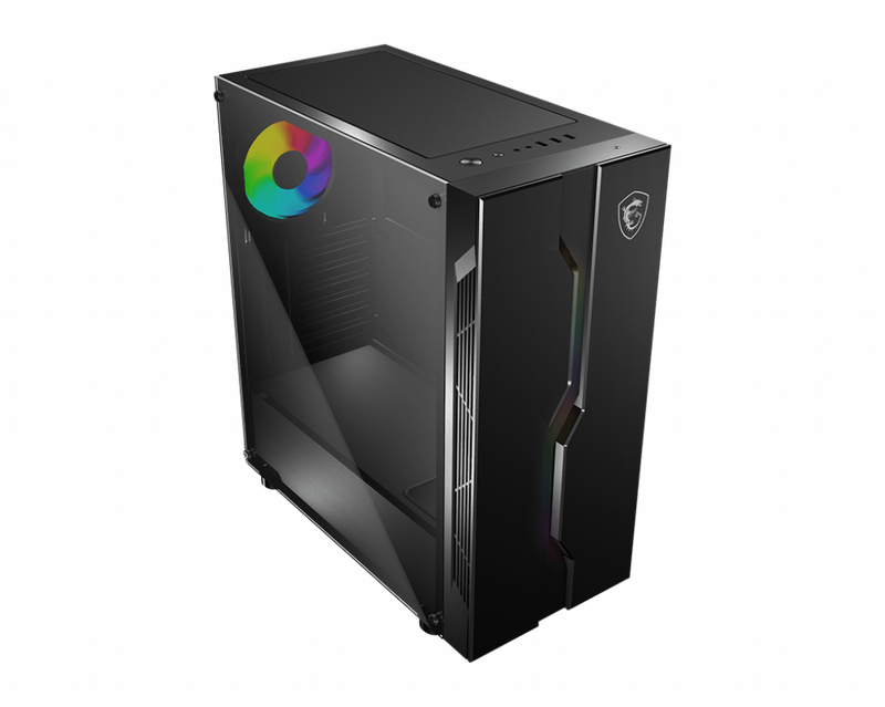 MSI Vampiric 010X Tempered glass Full Tower Case with No PSU - Black