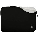MW Basics ²Life Sleeve with Memory Foam for 14 Inch Laptop - Black/White