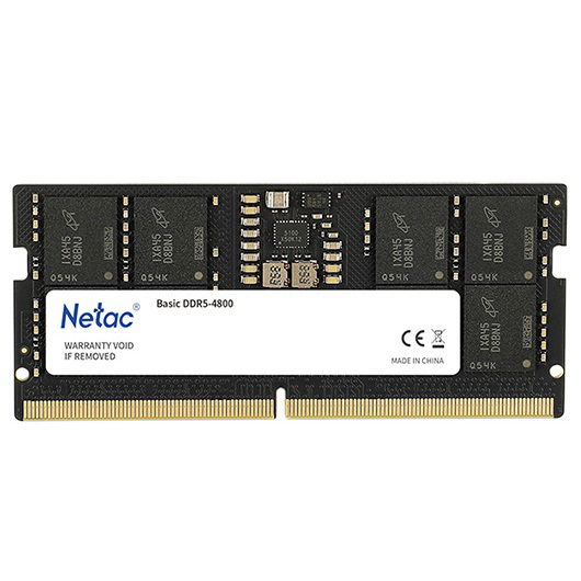 Netac Basic 16GB DDR5 4800MHz SoDIMM Memory NTBSD5N48SP-16 Elive NZ
