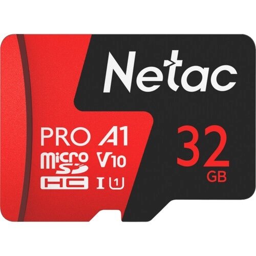 Netac P500 Extreme Pro 32GB UHS-I U3 V10 microSDXC Card with SD Adapter