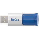 Netac U182 128GB Retractable USB 3.0 Flash Drive - Blue/White