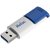 Netac U182 32GB Retractable USB 3.0 Flash Drive - Blue/White