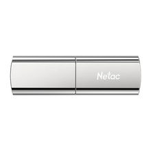 view Netac US2 1TB USB 3.2 External Solid State Flash Drive - Silver