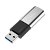Netac US2 1TB USB 3.2 External Solid State Flash Drive - Silver