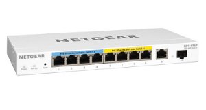 Netgear 10-Port Gigabit Ethernet Ultra60 PoE++ Smart Desktop Switch with 1 SFP and 1 Copper Uplink