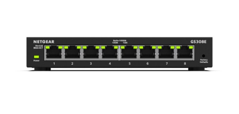 Netgear 8-Port Gigabit Ethernet Plus Managed Switch