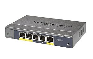 Netgear ProSafe Plus 5-port Gigabit Switch 2-port POE