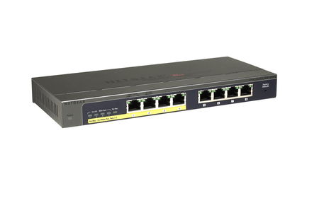 Netgear GS108PE ProSafe 8-port 10/100/1000 Gigabit with 4-port PoE Switch