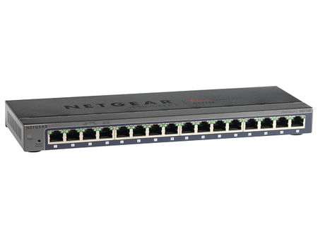 Netgear GS116E ProSafe Plus 16 Port Gigabit Switch