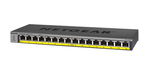 Netgear GS116PP 16-Port PoE/PoE+ Gigabit Ethernet Unmanaged Switch with 183W PoE Budget