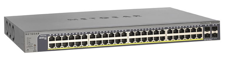 Netgear ProSafe 48-port Gigabit Smart Switch PoE and 4 SFP
