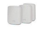 Netgear Orbi AX1800 Dual-Band WiFi 6 Mesh System 1.8Gbps Router + 2 Satellites - 3 Pack