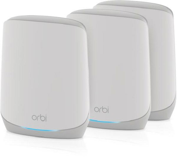 Netgear Orbi AX5400 Tri-band Mesh Wifi 6 System - 3 Pack - White