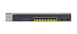 Netgear ProSAFE 8-Port Gigabit PoE+ Ethernet Smart Managed Switch with 2 Dedicated SFP Ports (75W)