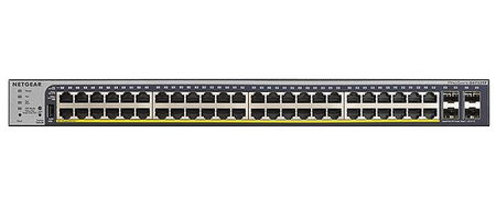Netgear 48-Port Gigabit PoE+ Smart Managed Pro Switch with 4 SFP Ports