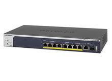 view Netgear 8-Port PoE+ Multi-Gigabit Smart Switch with 2 Dedicated 10-Gigabit Uplink Ports