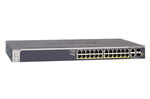 Netgear S3300 24 Port POE Gigabit Stackable Smart Switch with 4X 10G Copper/Fiber Uplinks