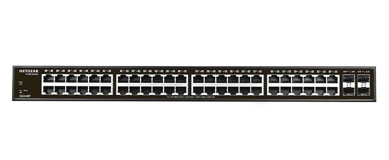 Netgear S350 48-Port Gigabit Ethernet Smart Managed Pro Switch with 4 Dedicated SFP Ports