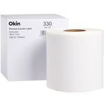 Okin 100 x 174mm Direct Thermal Perforated Label Roll - 330 Labels