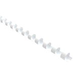 Okin 10mm Plastic Binding Coil White - 100 Pack