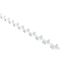 view Okin 12mm Plastic Binding Coil White - 100 Pack