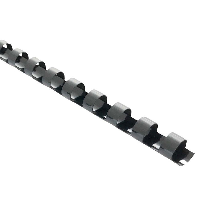 Okin 25mm Plastic Binding Coil Black - 50 Pack