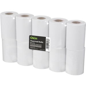 Okin 57 x 47mm Thermal Paper Roll - 10 Pack