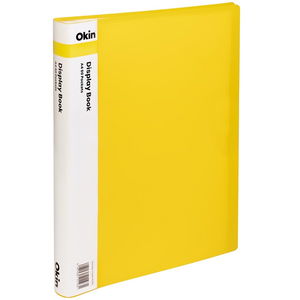 Okin A4 Display Book Yellow - 60 Pocket