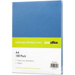 Icon A4 250gsm Binding Covers Blue - 20 Pack